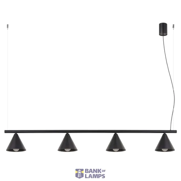 Chandelier NOX 4L black image 1