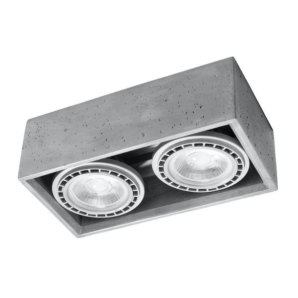 SPOT QUATRO 2 BETON GU10 2X40W IP20 image 1