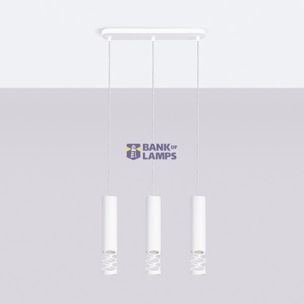 Pendant lamp LIRO 3L white image 10