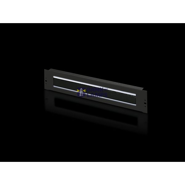 DK cable entry panel 2U RAL9005 image 5