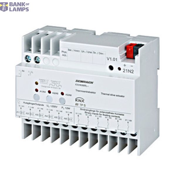 KNX Heating actuator, 6 inputs, 6 outputs image 1