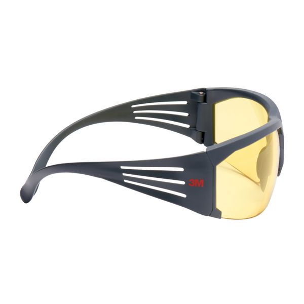 3M™ SecureFit™ Safety Glasses, Grey frame, Scotchgard™ Anti-Fog, Amber image 10