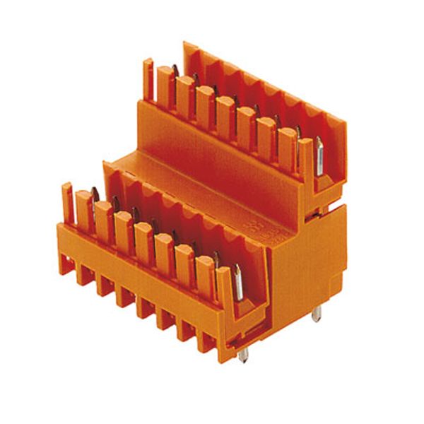 PCB plug-in connector, male header, open side, THT solder connection, 3.50 mm, Number of poles: 38, 180°, Solder pin length (l): 4.5 mm, tinned, black, Box image 1