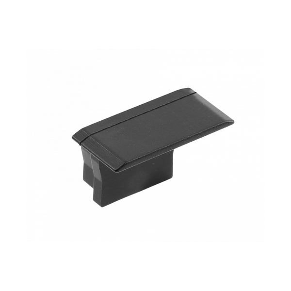 Standard plug for recessed profile PA-GLAXMW-AL, (set of 10 pcs.), black image 1