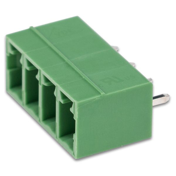 PCB socket 4-pole. 250V/8A image 1