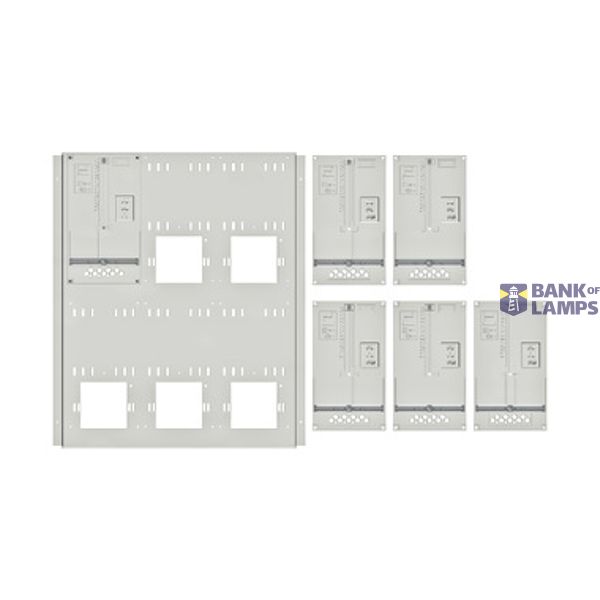 Set Meter box insert 2-rows, 6 meter boards/18 Modul heights image 1