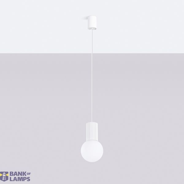 Pendant lamp HALO 1 white image 5