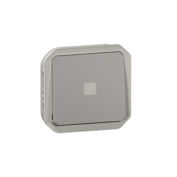 PLEXO 2-WAY SWITCH INDICATOR WITHOUT NEUTRAL 6AX - GREY - MECHANISM image 1