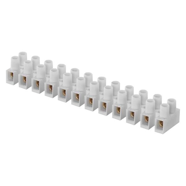 Terminal block 12×6,00 mm white image 1