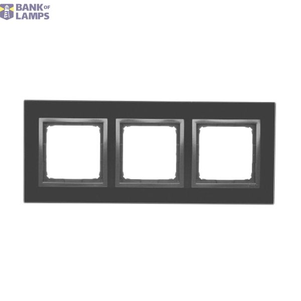 Triple frame, glass, Frozen lava image 1