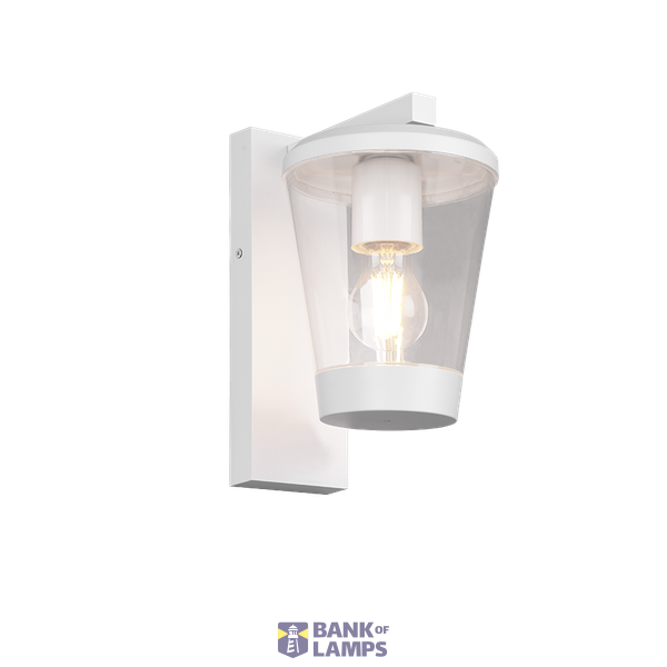 Cavado wall lamp E27 matt white image 1