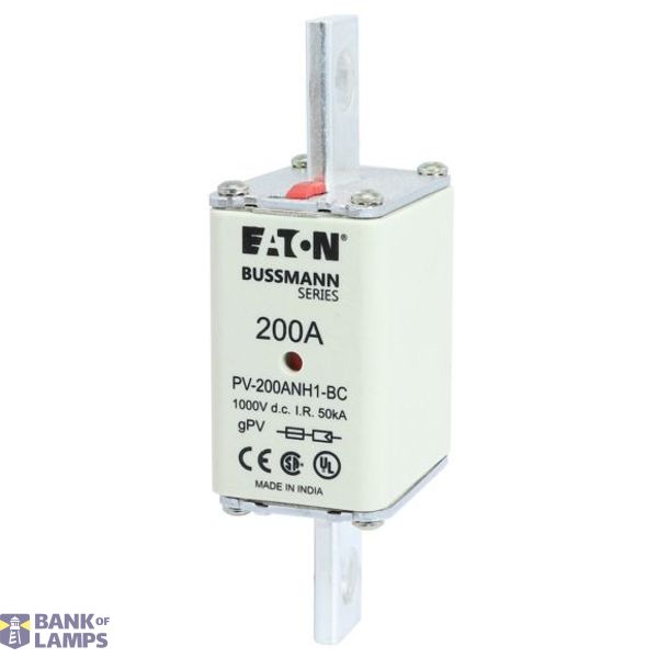 PV-200ANH1-BC Eaton Bussmann series photovoltaic fuses image 1