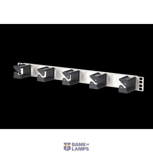 Cable manager 19 inches/1RU 56 mm steel image 2