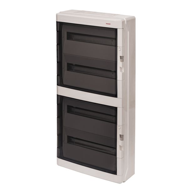 Cabinet ACQUA PLUS 39072, 72TE, 879x432x160mm, transparent door, IP65 image 2