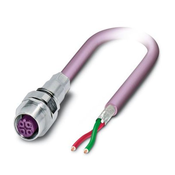 SACCEC-M12FSB-2CON-M16/0,5-910X - Device connector front mounting image 1
