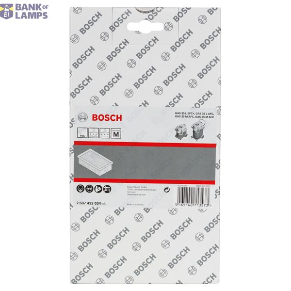 Polyester flat-pleated filter image 1