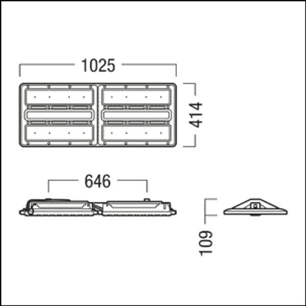 CR2PL L35k-840 PM WB LDO WH - LED high-bay luminaire image 2
