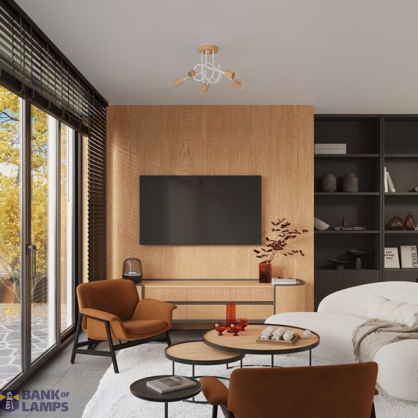 EMBER 3 WHITE CHANDELIER image 10