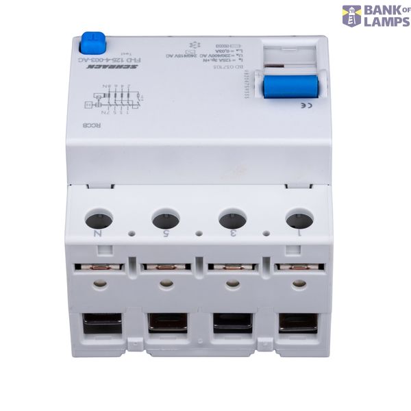 Residual current curcuit breaker 125A, 4-pole, 30mA, type AC image 2
