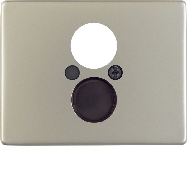 Centre plate f. loudspeaker soc. out., arsys, stainl. steel, metal mat image 1