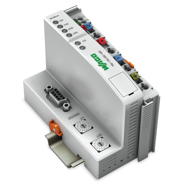 Fieldbus Coupler MODBUS RS-232 115,2 kBd light gray image 1