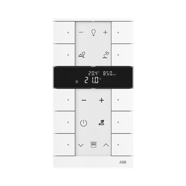 SBC-F-10.0.1-84 | ABB-free@home | Tenton 10 RTC IAQ sensor, studio white image 1