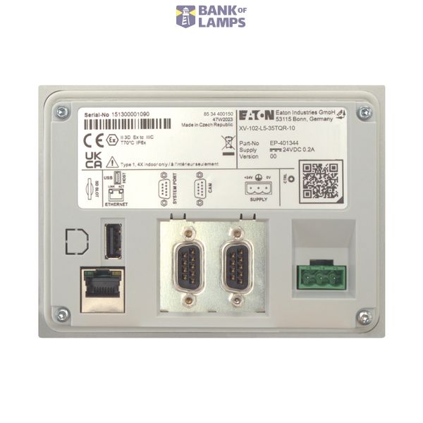 Touch panel XV-102, 24 V DC, 3.5 Inch, 1 x USB, 1 x RS-232, 1 x CAN, L image 1