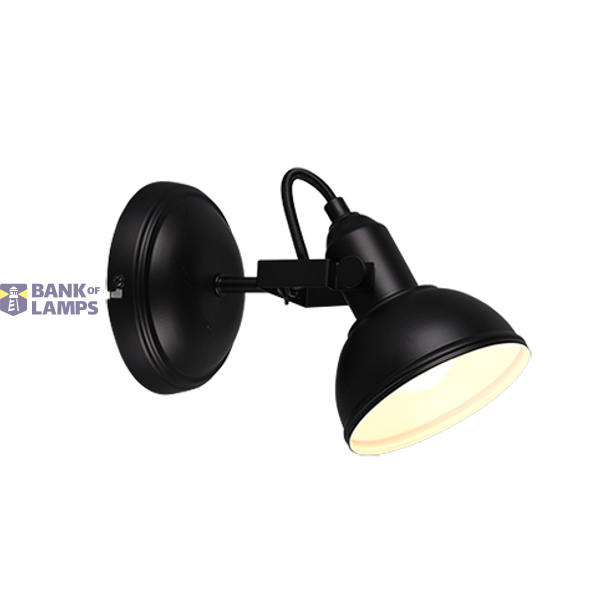Gina spotlight 1-pc E14 matt black image 1
