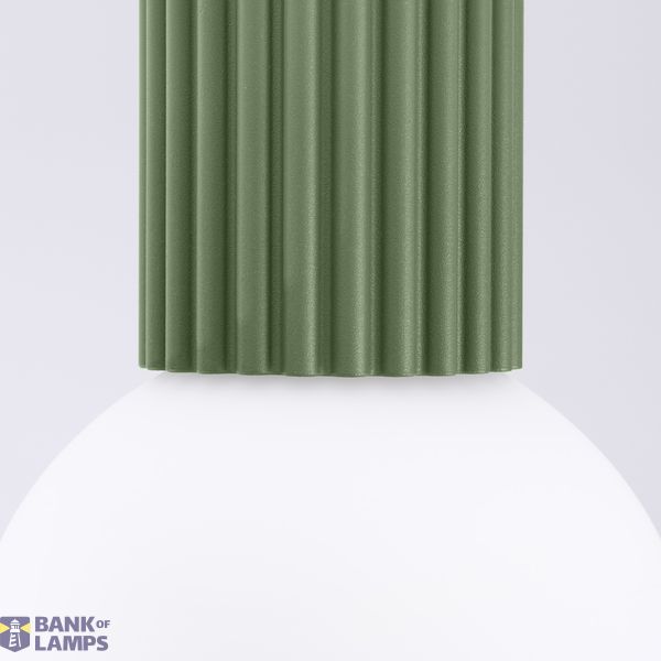 Ceiling lamp HALO olive green IP44 image 10