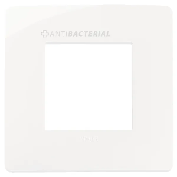 Plana Up 2M cover plate, antib. white image 1