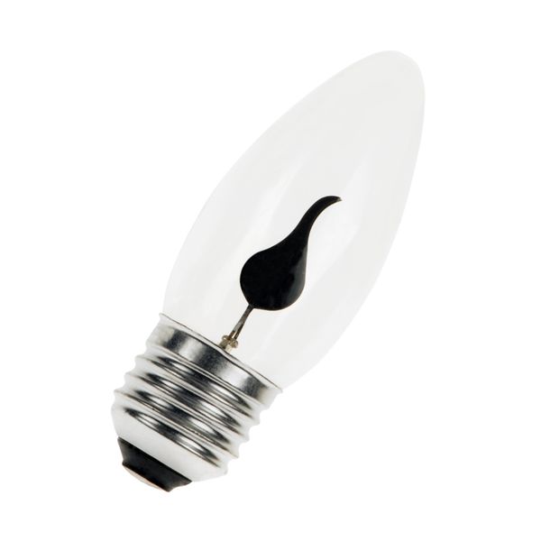 E27 C35 240V 3W Flicker Flame image 1