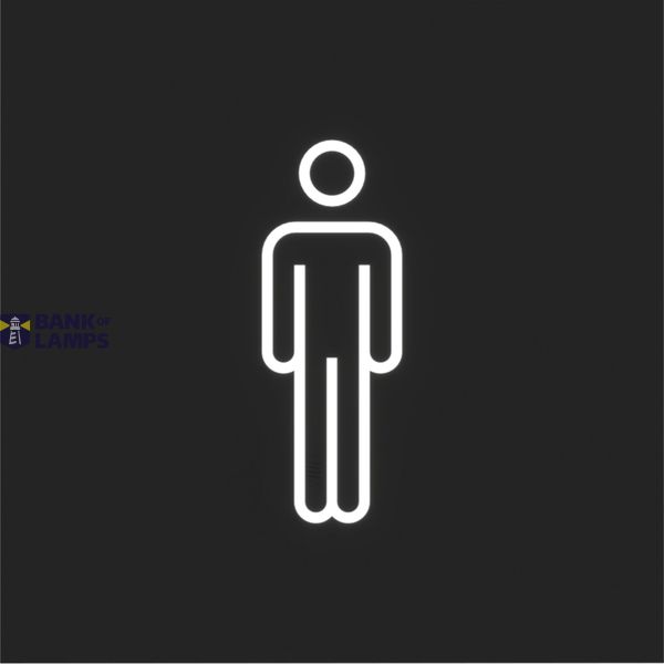 Foil for LED signal insert, with "male" symbol, A.x/C.x image 1
