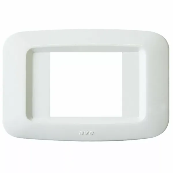 YES MOULDED FR.PLATE 2M. BANQ.WHITE image 1