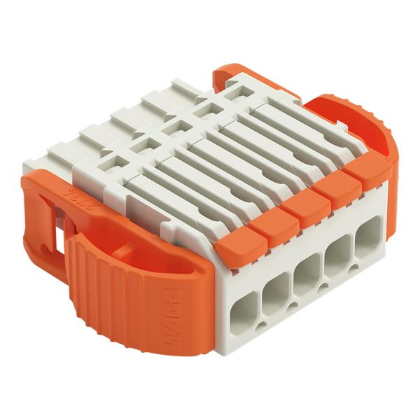2734-1105/038-000 1-conductor female connector; lever; Push-in CAGE CLAMP® image 1