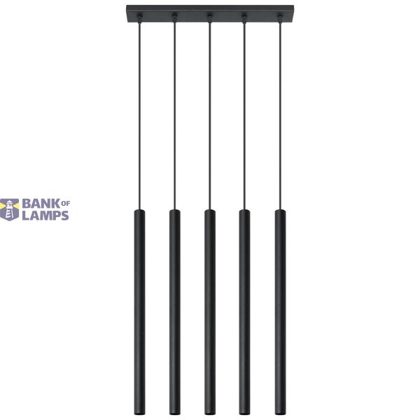 HANGING LAMP PASTELO 5 BLACK G9 5X40W IP20 image 5