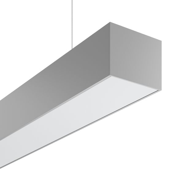 LESS IS MORE vario, 40 W, 5450 lm, 830, silver, DALI Pendant luminaire image 1