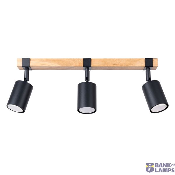 Ceiling lamp FAGER 3 black image 1