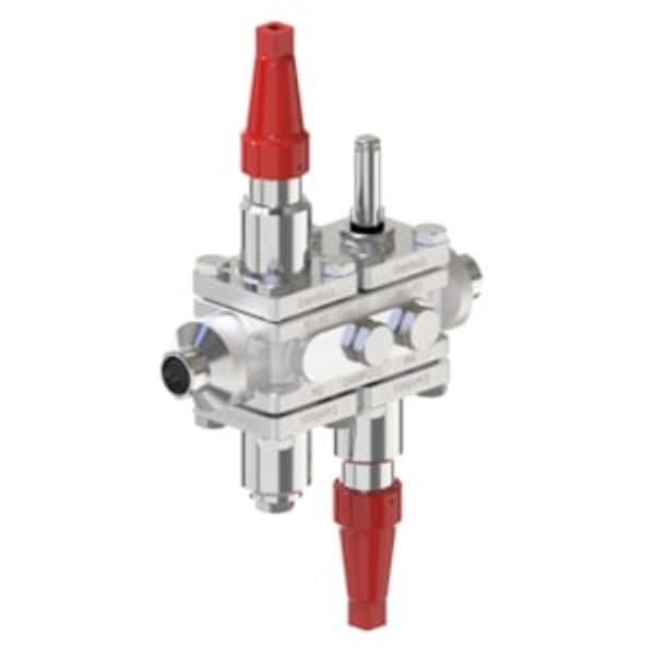 Valve station, ICF SS 20-4-9H, 20 mm, Connection standard: EN 10220 image 1