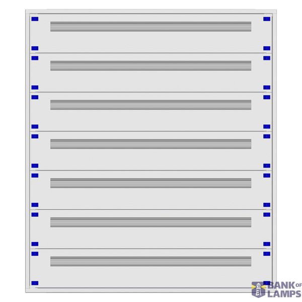 Distribution board insert KVN 60mm, 5-28K, 7-rows image 1
