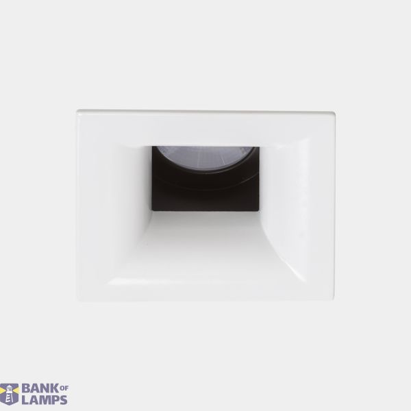 Downlight Play Soft Square Fixed 17.7W LED warm-white 2700K CRI 90 21.9º PHASE CUT White IP54 1615lm image 1