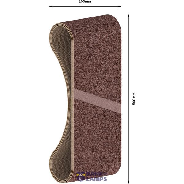 3-piece X440 sanding belt set 100 x 560 mm, 150 image 1