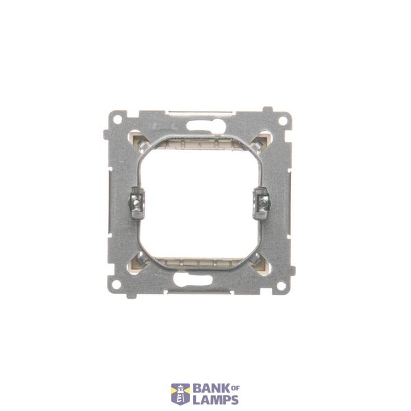 Transition adapter for 45x45 mm fitting type, Silver matt, metalic image 1