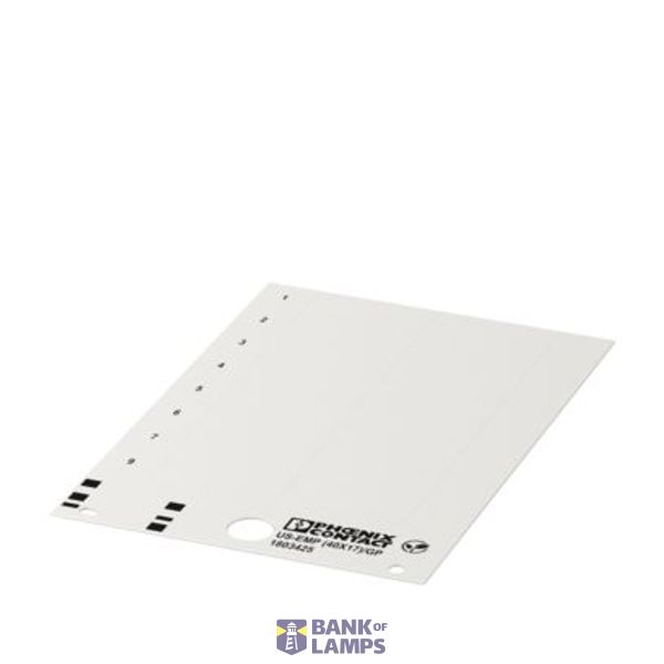 US-EMP (40X17)/GP - Plastic label image 1