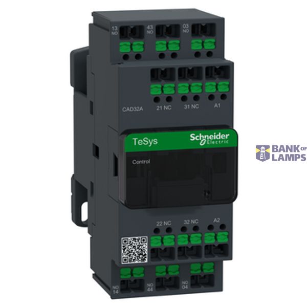 Relay Deca 3NO 2NC 24V AC Snap-in image 1