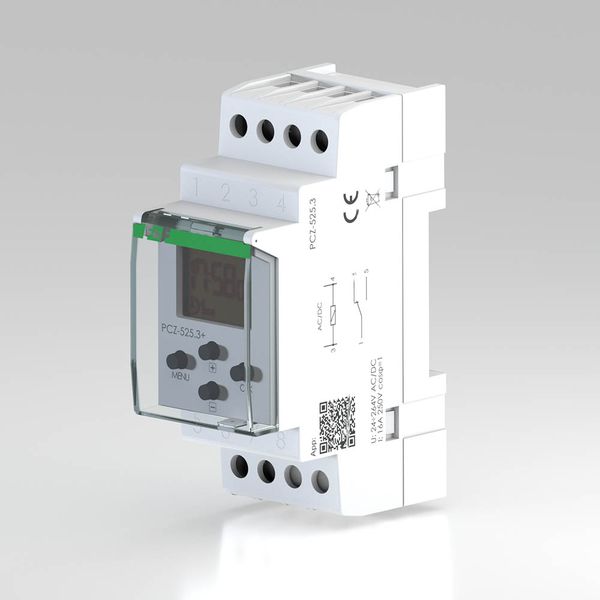 Programmable proximity control clock (NFC) - astronomical with programmable night break (single-channel) PCZ-525 image 1