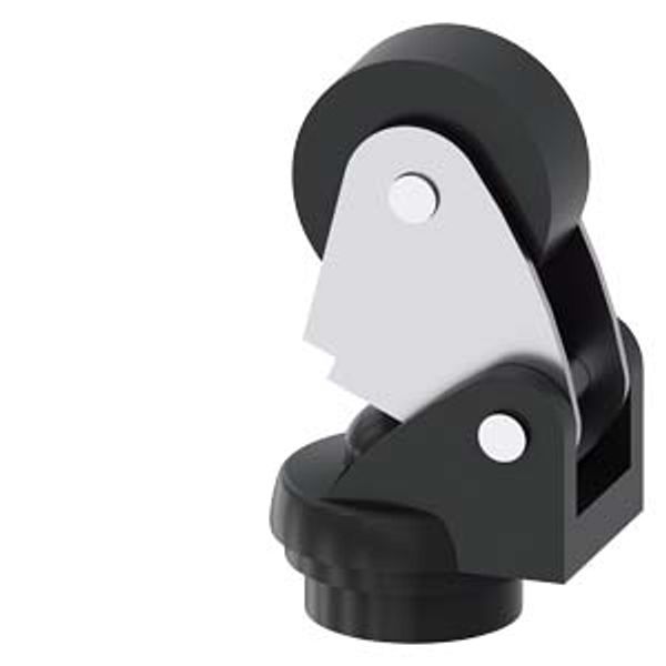 Actuator head for position switch 3SE5132 Roller lever metal lever, with plastic roller 22 mm image 1