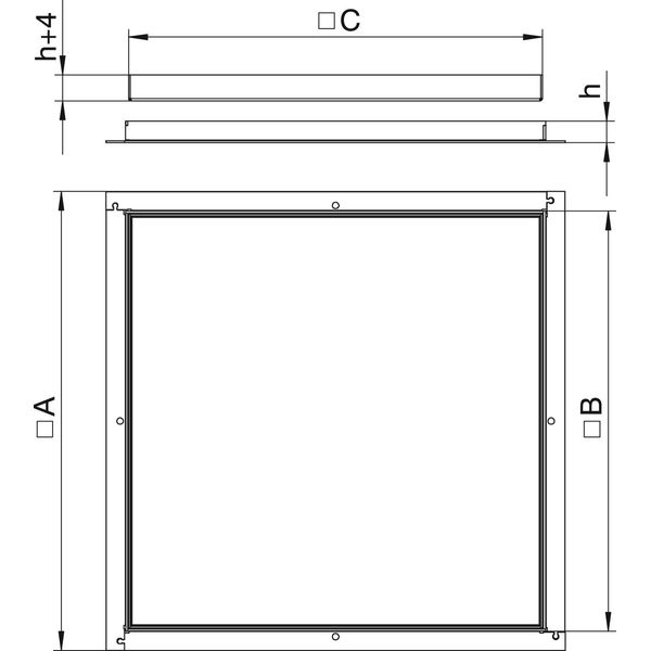RK V2 15 Frame cassette blank 282x282x15 image 2