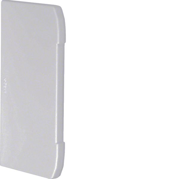 Endcap overlapping for wall trunking BRN 70x130mm of PVC in light grey image 1