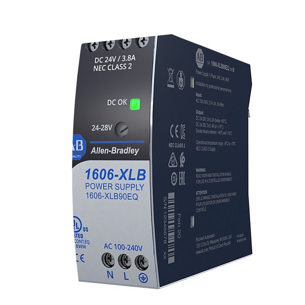 XLB Power Supply 90W 24VDC 3.8A image 1