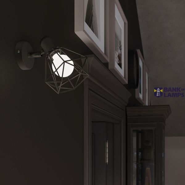 WALL LAMP ARTEMIS 1S BLACK E14 1X40 IP20 image 7